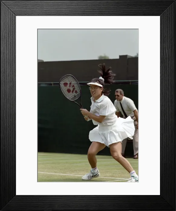Framed Print : All England Lawn Tennis Championships at Wimbledon Ladies Singles Second Round Framed Print : All England Lawn Tennis Championships at Wimbledon Ladies Singles Second Round