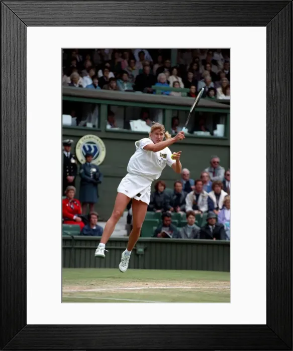 Framed Print : All England Lawn Tennis Championships at Wimbledon Ladies Singles Semi Final