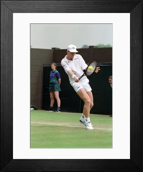Framed Print : All England Lawn Tennis Championships at Wimbledon Mens Singles Second Round