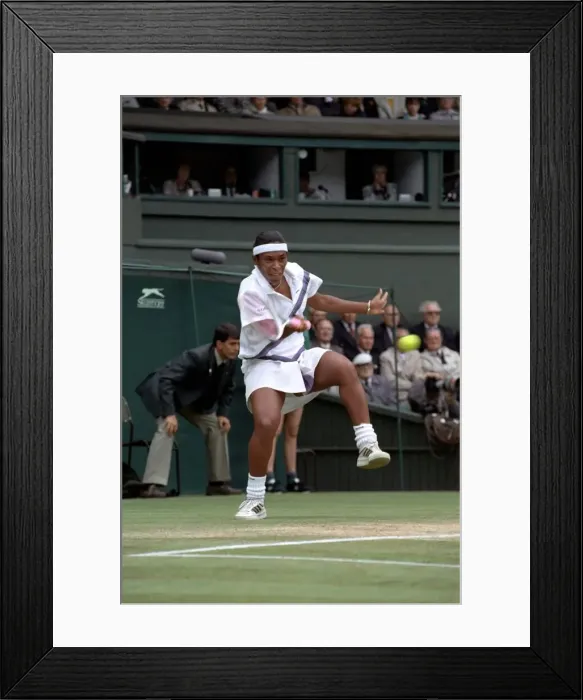 Framed Print : All England Lawn Tennis Championships at Wimbledon Ladies Singles Semi Final Framed Print : All England Lawn Tennis Championships at Wimbledon Ladies Singles Semi Final