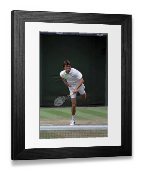 Framed Print : All England Lawn Tennis Championships at Wimbledon Mens Singles Third Round