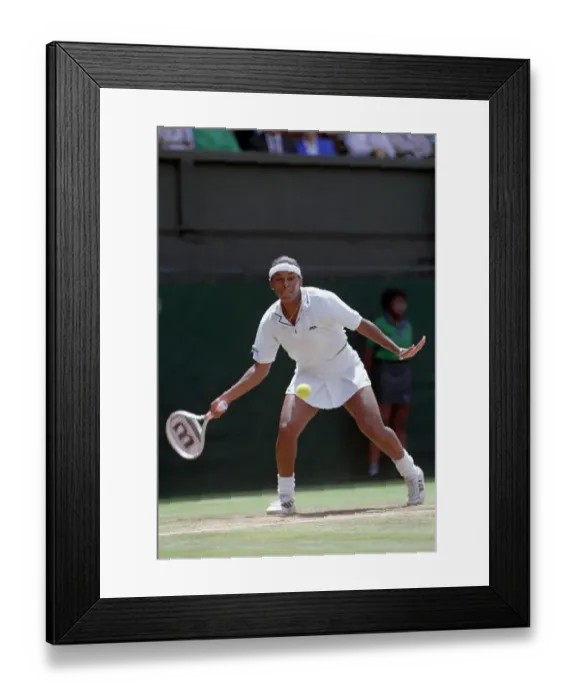 Framed Print : All England Lawn Tennis Championships at Wimbledon Ladies Singles Quarter Final