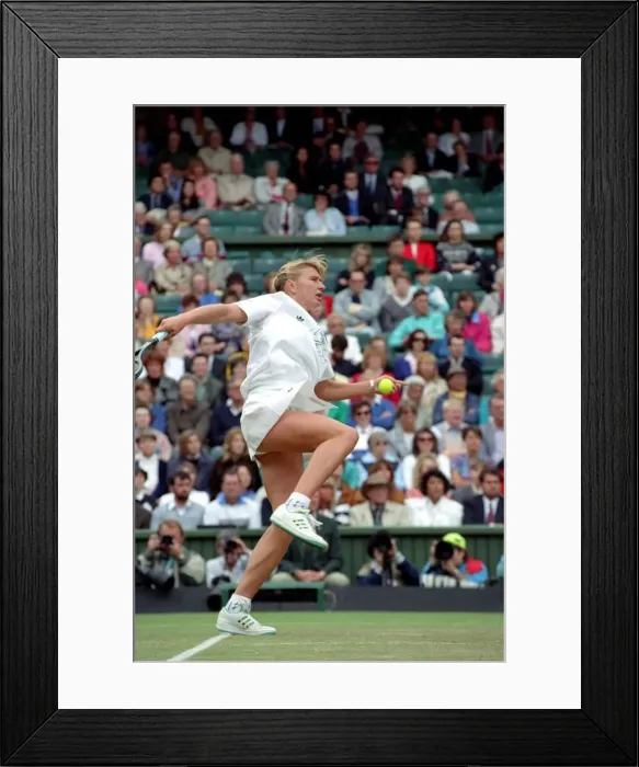 Framed Print : All England Lawn Tennis Championships at Wimbledon Ladies Singles Semi Final Framed Print : All England Lawn Tennis Championships at Wimbledon Ladies Singles Semi Final