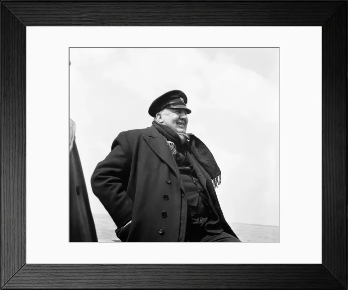 Framed Print : The captain of the ship makes preparations for the Isle of Wight Yacht Race Framed Print : The captain of the ship makes preparations for the Isle of Wight Yacht Race
