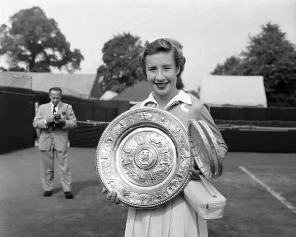 Sport Tennis Wimbledon 1953. Maureen Connolly (Little Mo