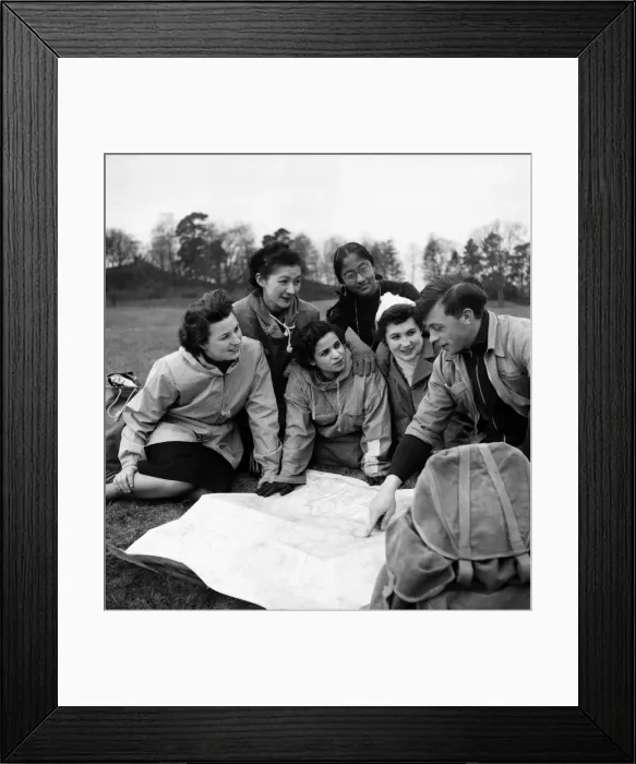 Framed Print : Which way is North? Huguette Borrelly (France), Mrs
