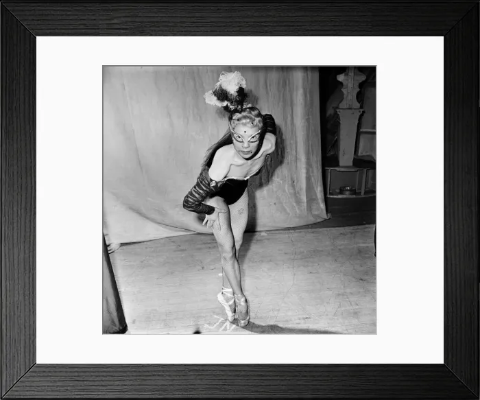 Framed Print : Entertainment Ballet - Bulgarian-born Sonia Arova, 25. As the Merry Widow in the new Framed Print : Entertainment Ballet - Bulgarian-born Sonia Arova, 25. As the Merry Widow in the new