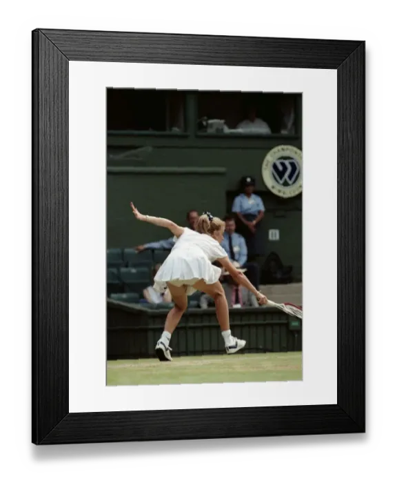 Framed Print : All England Lawn Tennis Championships at Wimbledon Ladies Singles Third Round Framed Print : All England Lawn Tennis Championships at Wimbledon Ladies Singles Third Round