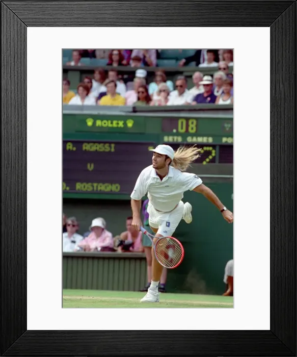 Framed Print : All England Lawn Tennis Championships at Wimbledon Mens Singles Third Round