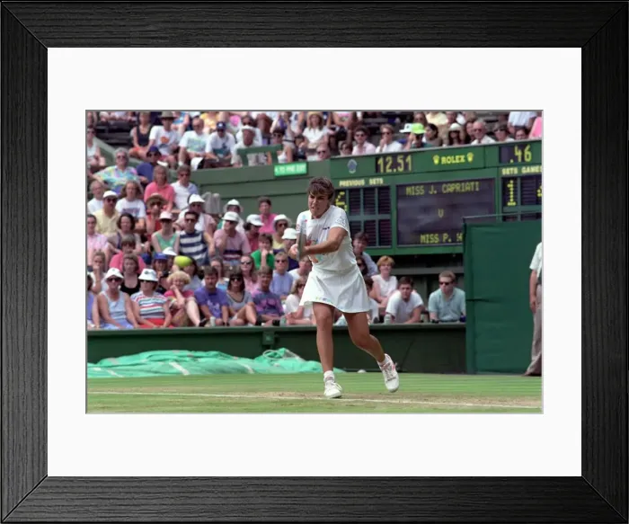 Framed Print : All England Lawn Tennis Championships at Wimbledon Ladies Singles Third Round Framed Print : All England Lawn Tennis Championships at Wimbledon Ladies Singles Third Round