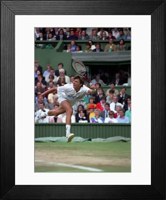 Framed Print : All England Lawn Tennis Championships at Wimbledon Mens Singles Semi Final Framed Print : All England Lawn Tennis Championships at Wimbledon Mens Singles Semi Final