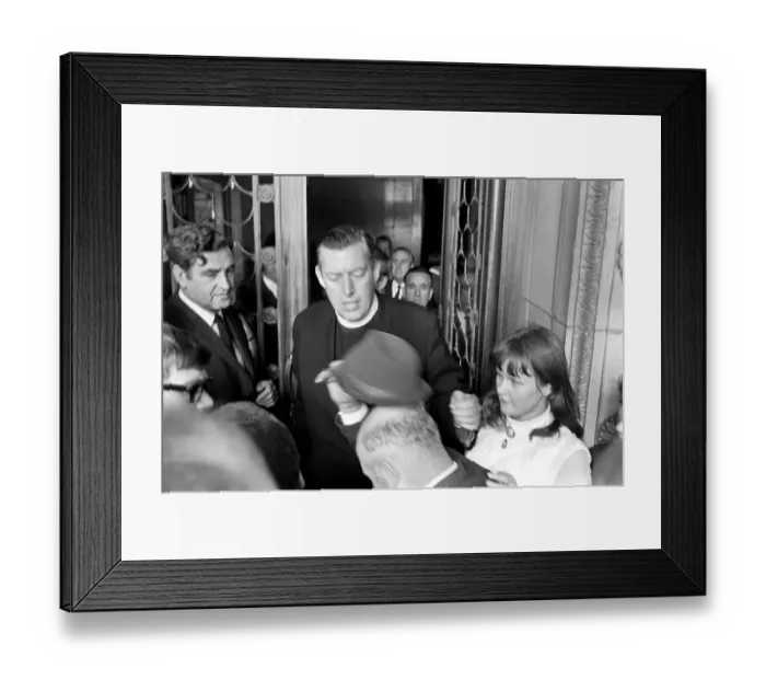 Framed Print : Northern Ireland August 1969. Reverend Ian Paisley seen here at Stormont Framed Print : Northern Ireland August 1969. Reverend Ian Paisley seen here at Stormont