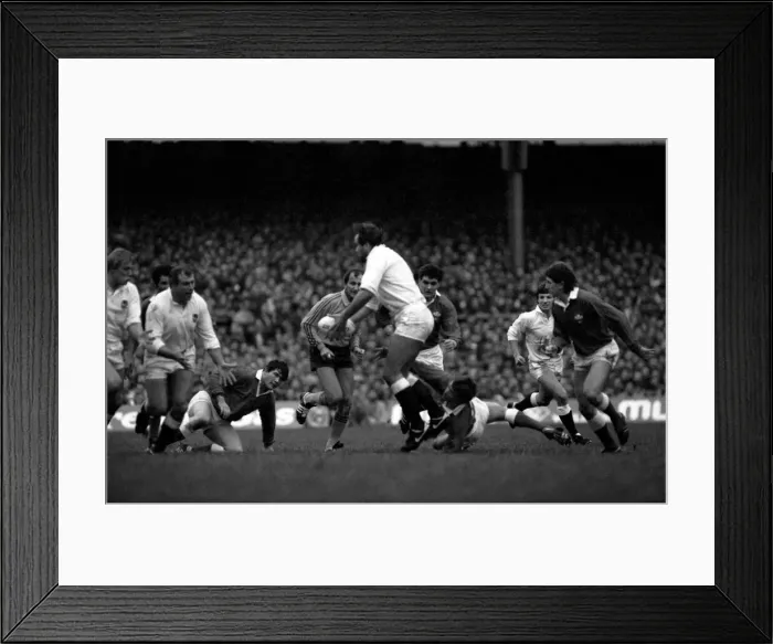 Framed Print : International Rugby Union. England v. Wales. January 1986 PR-04-042