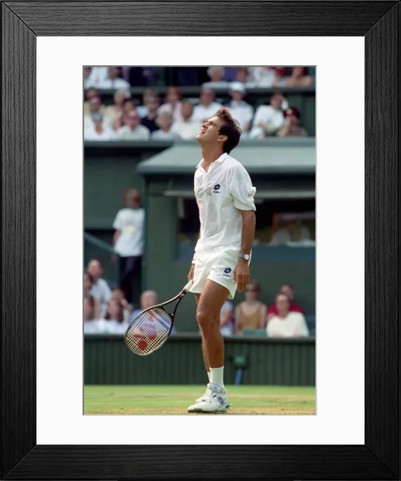 Framed Print : All England Lawn Tennis Championships at Wimbledon Mens Singles Third Round Framed Print : All England Lawn Tennis Championships at Wimbledon Mens Singles Third Round