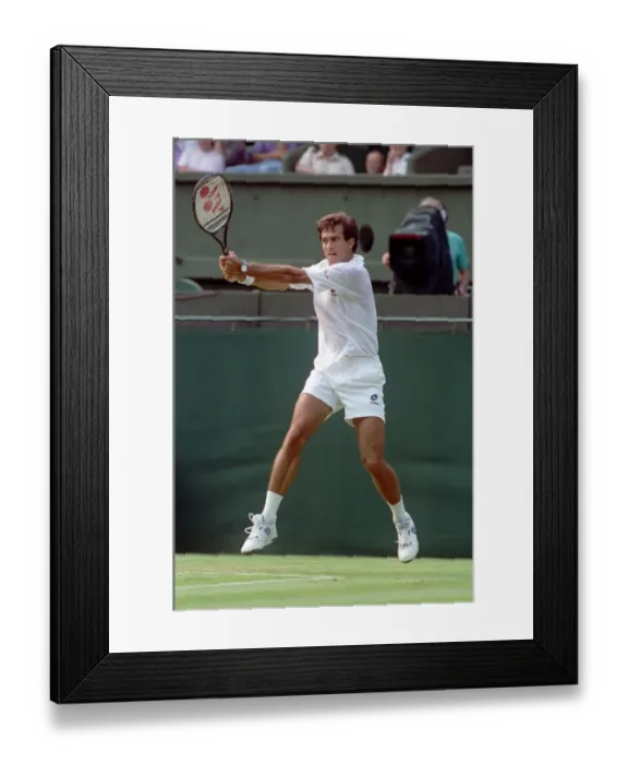 Framed Print : All England Lawn Tennis Championships at Wimbledon Mens Singles Third Round