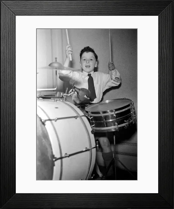 Framed Print : Victor Feldman Boy Drummer Circa. OL305F-001 Framed Print : Victor Feldman Boy Drummer Circa. OL305F-001