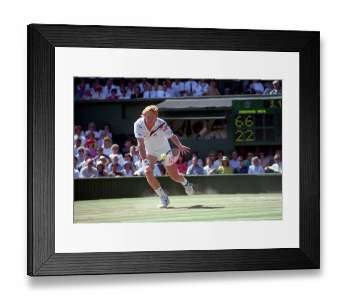 Framed Print : All England Lawn Tennis Championships at Wimbledon Mens Singles Final Boris Framed Print : All England Lawn Tennis Championships at Wimbledon Mens Singles Final Boris