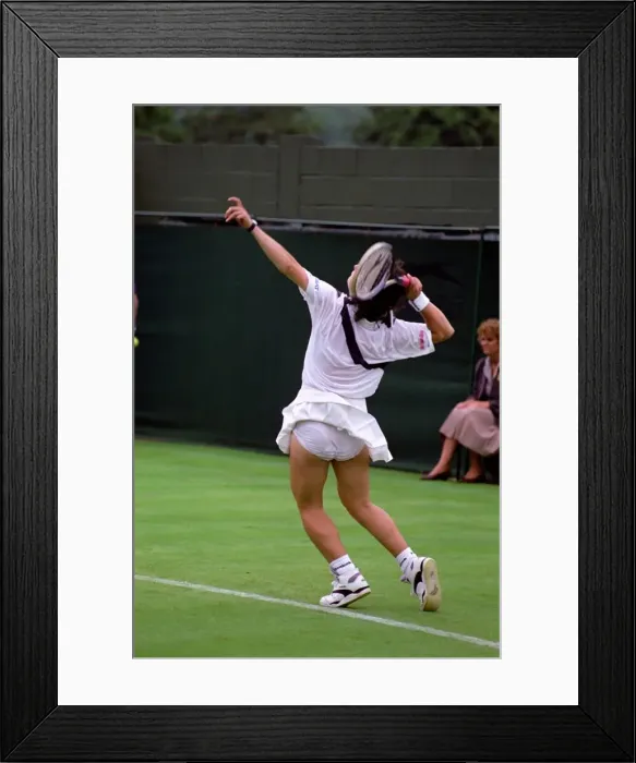 Framed Print : All England Lawn Tennis Championships at Wimbledon Ladies Singles Arantxa