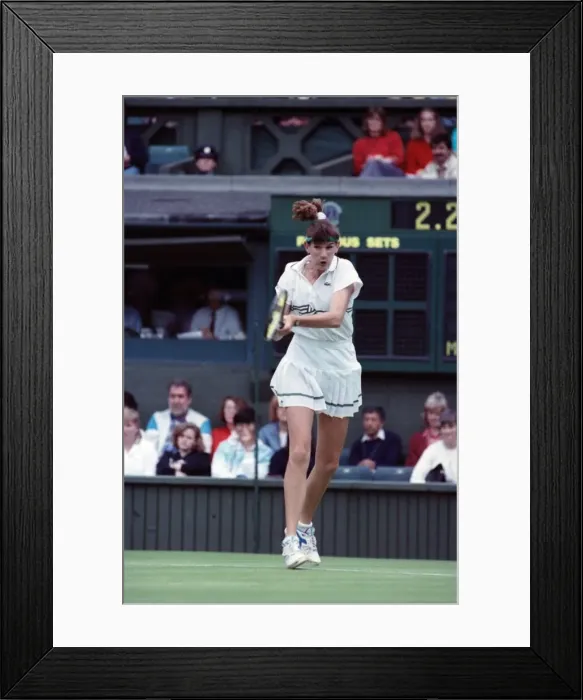 Framed Print : All England Lawn Tennis Championships at Wimbledon Ladies Singles First Round