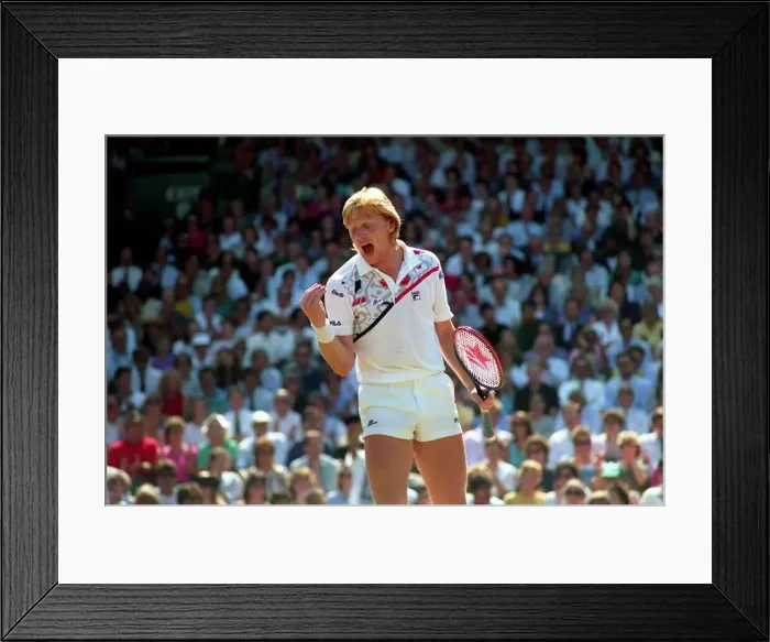 Framed Print : All England Lawn Tennis Championships at Wimbledon Mens Singles Final Boris Framed Print : All England Lawn Tennis Championships at Wimbledon Mens Singles Final Boris