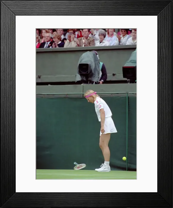 Framed Print : All England Lawn Tennis Championships at Wimbledon Ladies Singles First Round Framed Print : All England Lawn Tennis Championships at Wimbledon Ladies Singles First Round