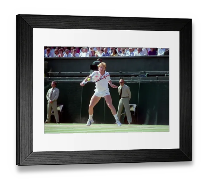 Framed Print : All England Lawn Tennis Championships at Wimbledon Mens Singles Final Boris