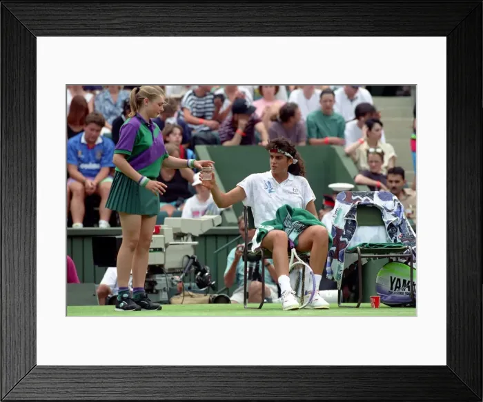 Framed Print : All England Lawn Tennis Championships at Wimbledon Ladies Singles Third Round