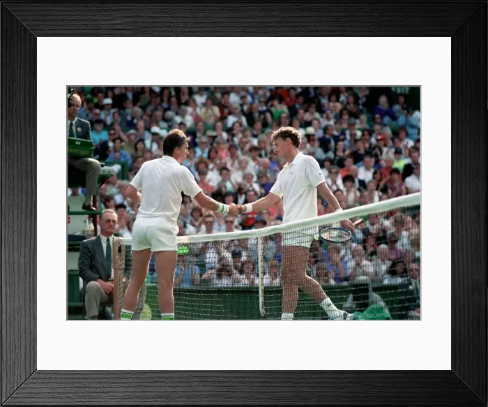 Framed Print : All England Lawn Tennis Championships at Wimbledon. Ivan Lendl Framed Print : All England Lawn Tennis Championships at Wimbledon. Ivan Lendl
