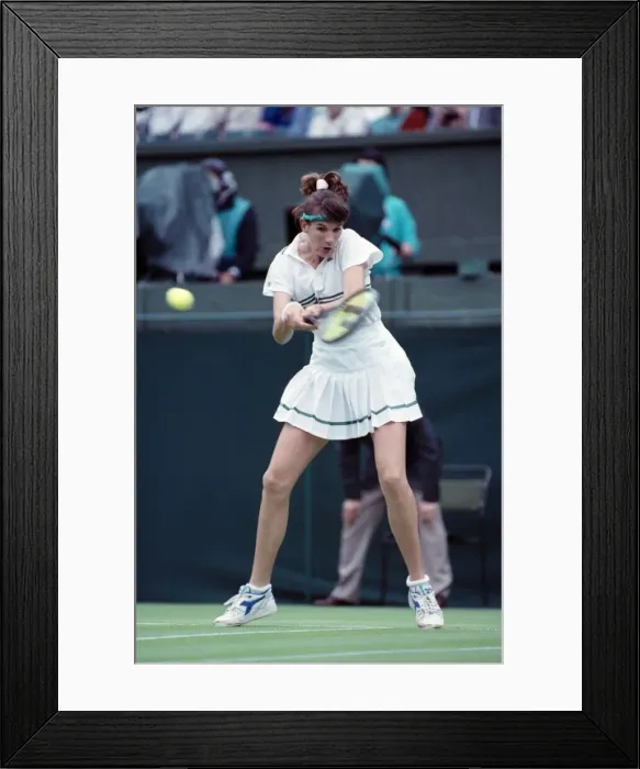 Framed Print : All England Lawn Tennis Championships at Wimbledon Ladies Singles First Round Framed Print : All England Lawn Tennis Championships at Wimbledon Ladies Singles First Round