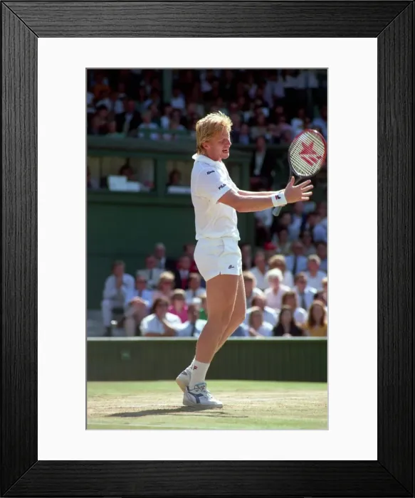 Framed Print : All England Lawn Tennis Championships at Wimbledon Mens Singles Final Boris