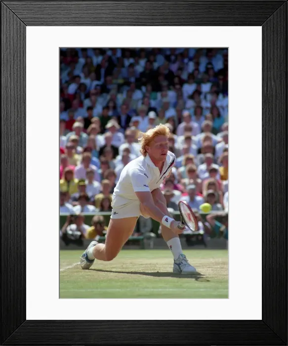 Framed Print : All England Lawn Tennis Championships at Wimbledon Mens Singles Final Boris Framed Print : All England Lawn Tennis Championships at Wimbledon Mens Singles Final Boris