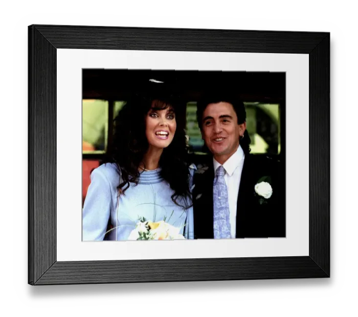 Framed Print : Caroline Munro Ex James Bond Girl with her husband Film Director George Dugdale Framed Print : Caroline Munro Ex James Bond Girl with her husband Film Director George Dugdale