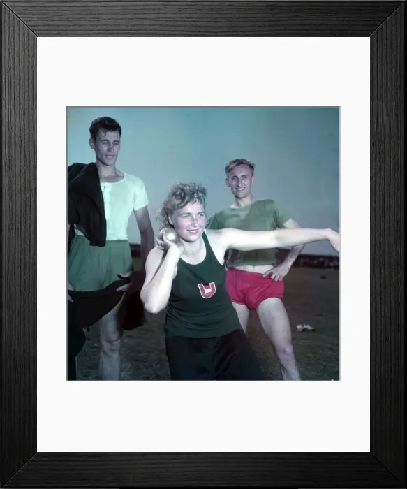 Framed Print : 1948 London Olympics in Colour Framed Print : 1948 London Olympics in Colour