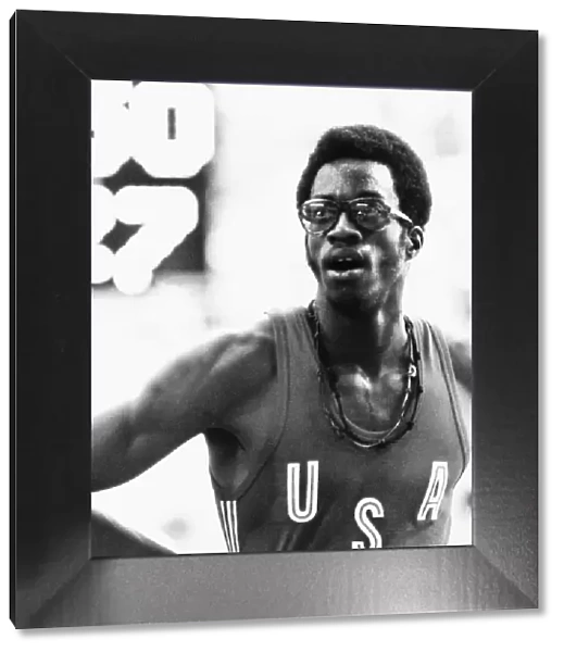Olympic Games 1976 Athlete Edwin Moses of USA winner of the 400m Dbase MSI