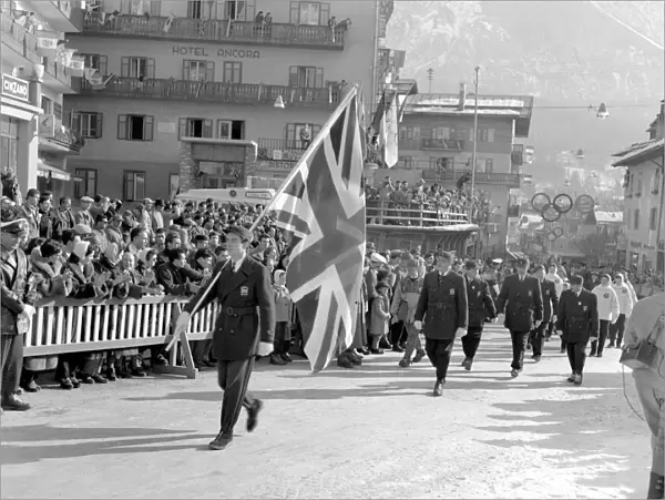 1956 Winter Olympic Games at Cortina d Ampezzo in Italy