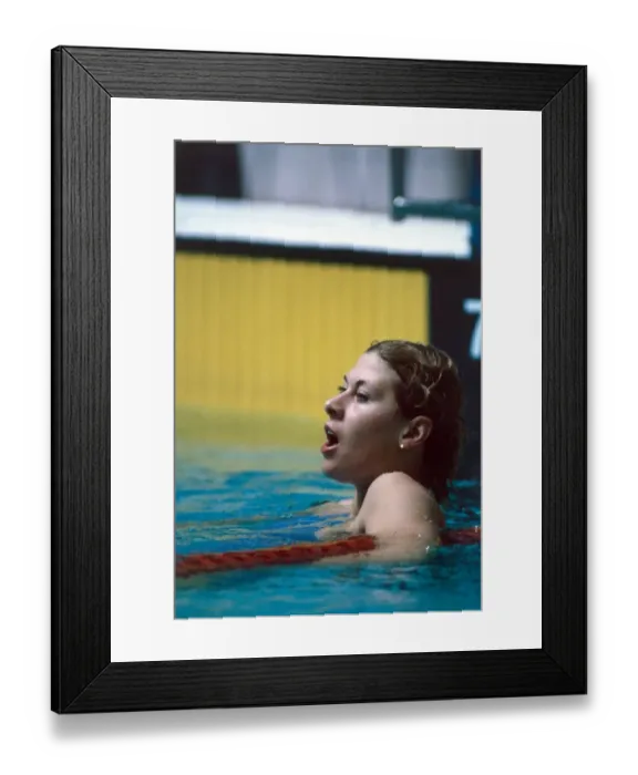Framed Print : Olympic Games July 1980 Moscow Sharron Davies Swimmer