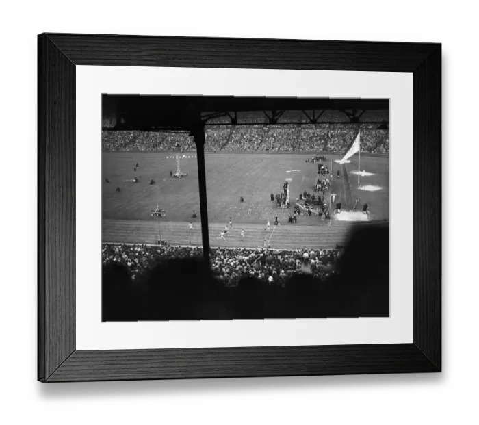 Framed Print : Athletics during the London Olympics Games 1948 At Wembley London