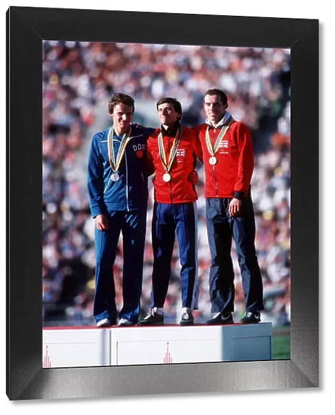 Moscow Olympics 1980 Sebastian Coe gold medal 1500 metres Steve Ovett