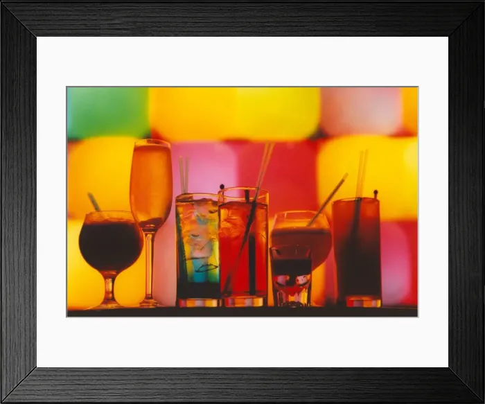 Framed Print : A picture of cocktails Framed Print : A picture of cocktails