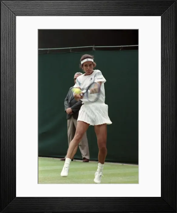 Framed Print : All England Lawn Tennis Championships at Wimbledon. Ladies Singles Mary Jo