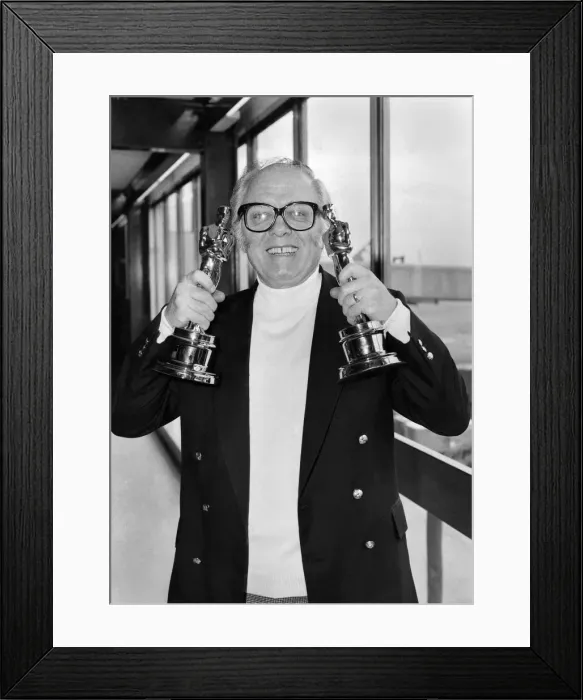 Framed Print : Film director Sir Richard Attenborough flew back to Britain on Thursday April 14 Framed Print : Film director Sir Richard Attenborough flew back to Britain on Thursday April 14