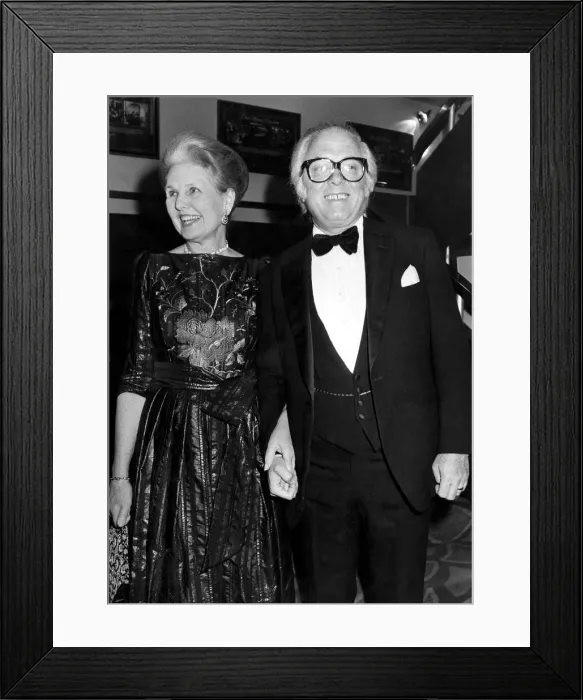 Framed Print : Sir Richard and Lady Attenborough. March 1984 P016960