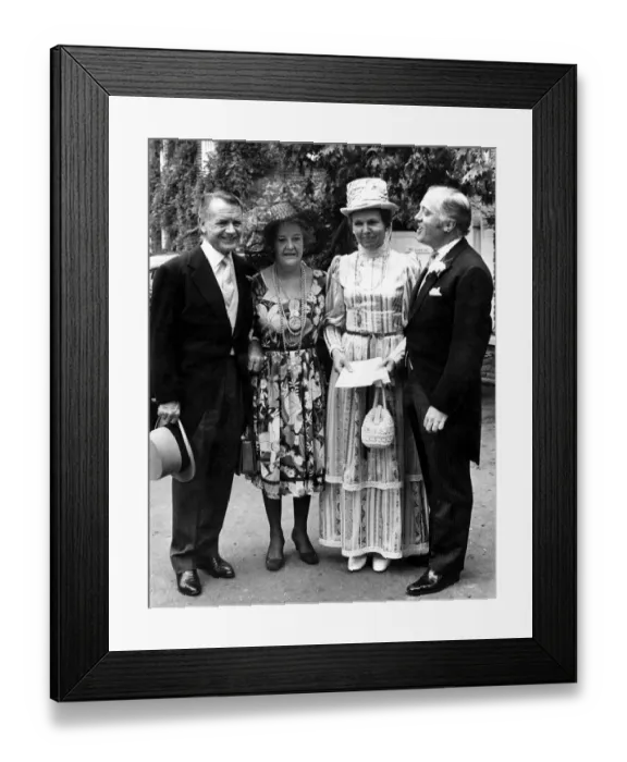 Framed Print : There was a star-studded cast of guests at Denham, Buckinghamshire