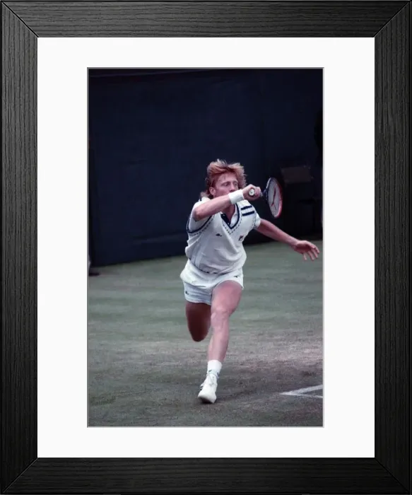 Framed Print : Wimbledon Mens Semi-Final. July 1988 88-3559-060 Framed Print : Wimbledon Mens Semi-Final. July 1988 88-3559-060
