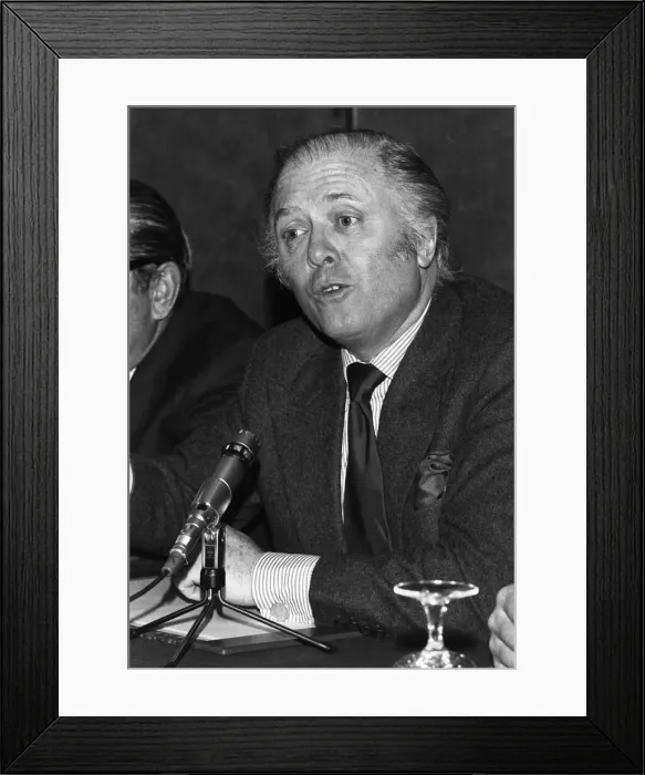 Framed Print : Film actor Sir Richard Attenborough. June 1977 P016947 Framed Print : Film actor Sir Richard Attenborough. June 1977 P016947