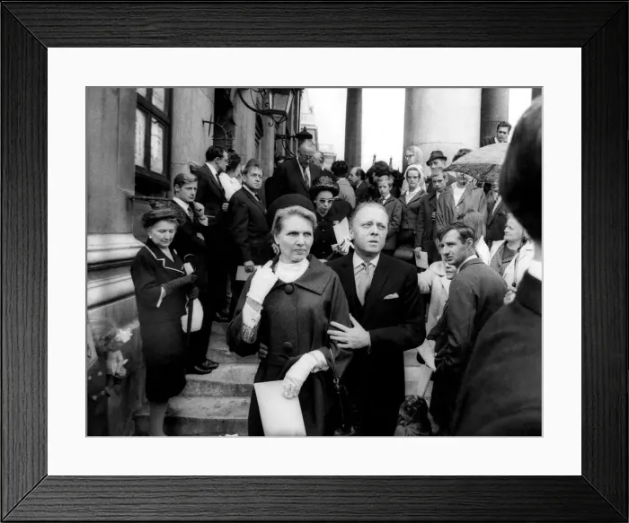 Framed Print : More than a thousand people crowded into St. Martin Framed Print : More than a thousand people crowded into St. Martin