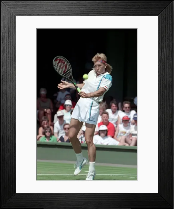 Framed Print : Wimbledon. Martina Navratilova. June 1988 88-3373-013 Framed Print : Wimbledon. Martina Navratilova. June 1988 88-3373-013