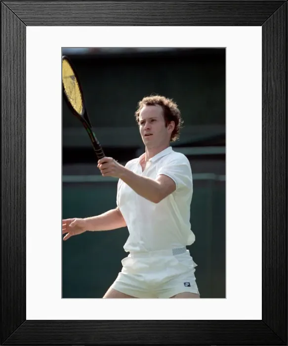 Framed Print : Wimbledon. John McEnroe. June 1988 88-3372-159 Framed Print : Wimbledon. John McEnroe. June 1988 88-3372-159