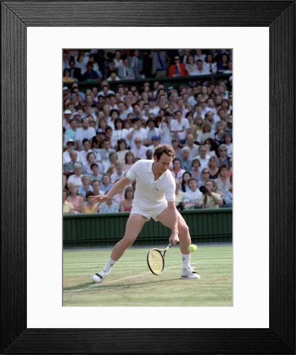 Framed Print : Wimbledon. John McEnroe. June 1988 88-3372-147 Framed Print : Wimbledon. John McEnroe. June 1988 88-3372-147