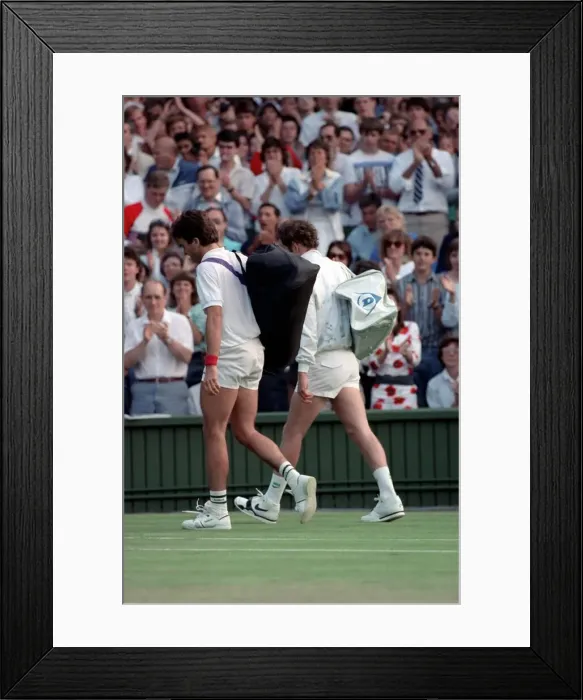 Framed Print : Wimbledon. John McEnroe. June 1988 88-3372-133 Framed Print : Wimbledon. John McEnroe. June 1988 88-3372-133